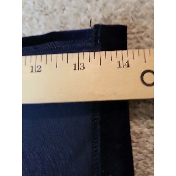 Maternity Dress Womens Size Sm Navy Velvet Spaghetti Straps V-neck Maxi Stretchy - Picture 9 of 9